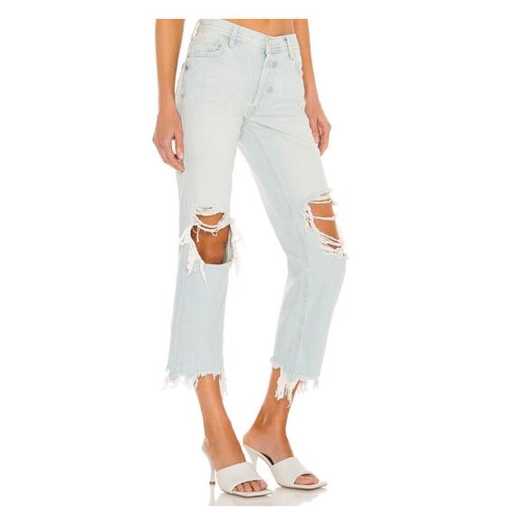 We The Free Maggie Straight Jean in Light Wash Size 29 - Picture 5 of 11